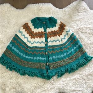 Handmade Knit Poncho